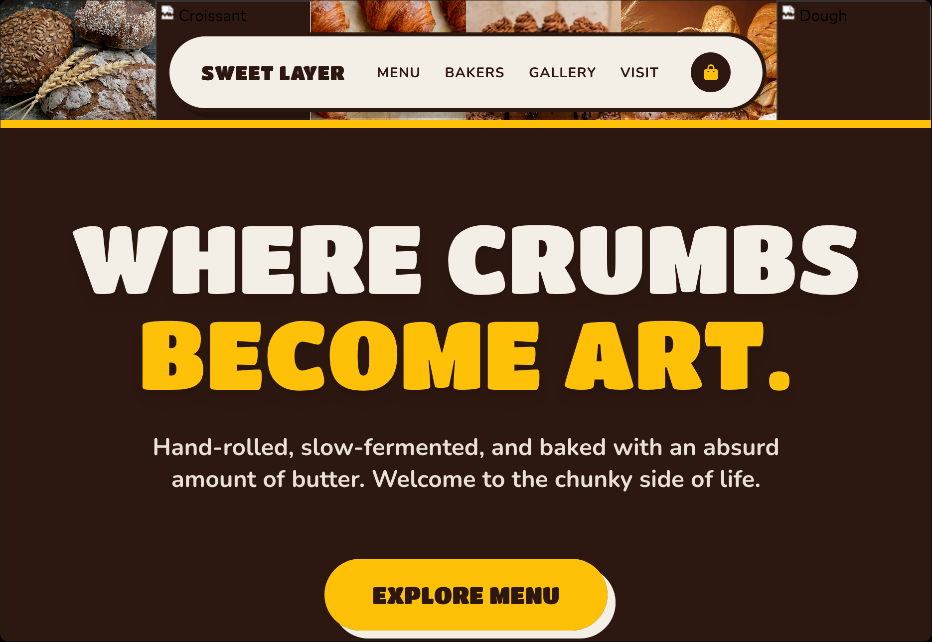 Sweet Layer Bakery Mockup